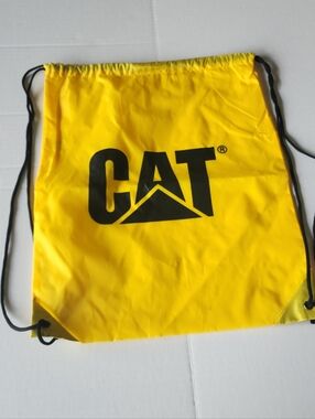 CAT Construction Equipment Company Logo Drawstring Backpack